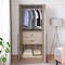 Manhattan Comfort Lee Wardrobe Closet 2.0 in Rustic Grey WC002-GY - alternate 10